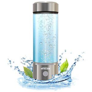 Nixcer Hydrogen Water Generator 3 Min SPE PEM Tech, 2025 Model, Hydro Bottle